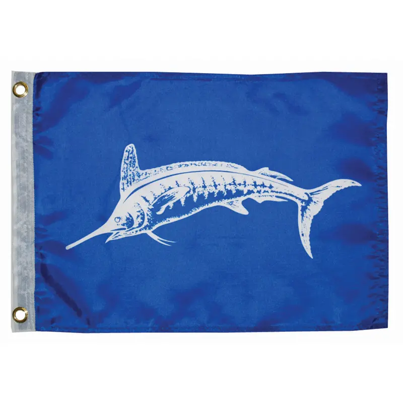 Taylor Made 12" X 18" White Marlin Flag [3018] 1