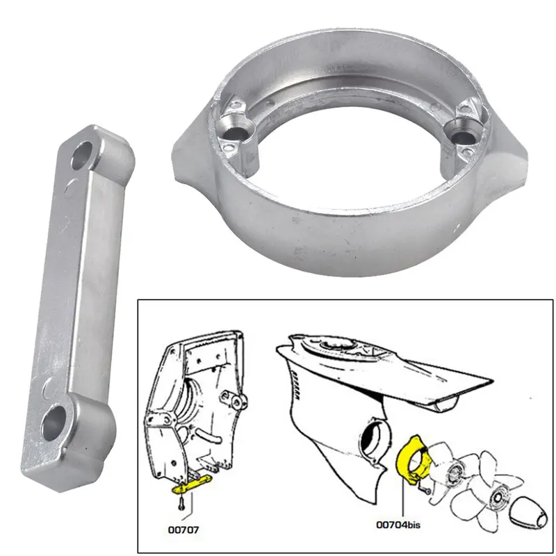Tecnoseal Anode Kit W/Hardware - Volvo Duo-Prop 280 - Zinc [20702] 1