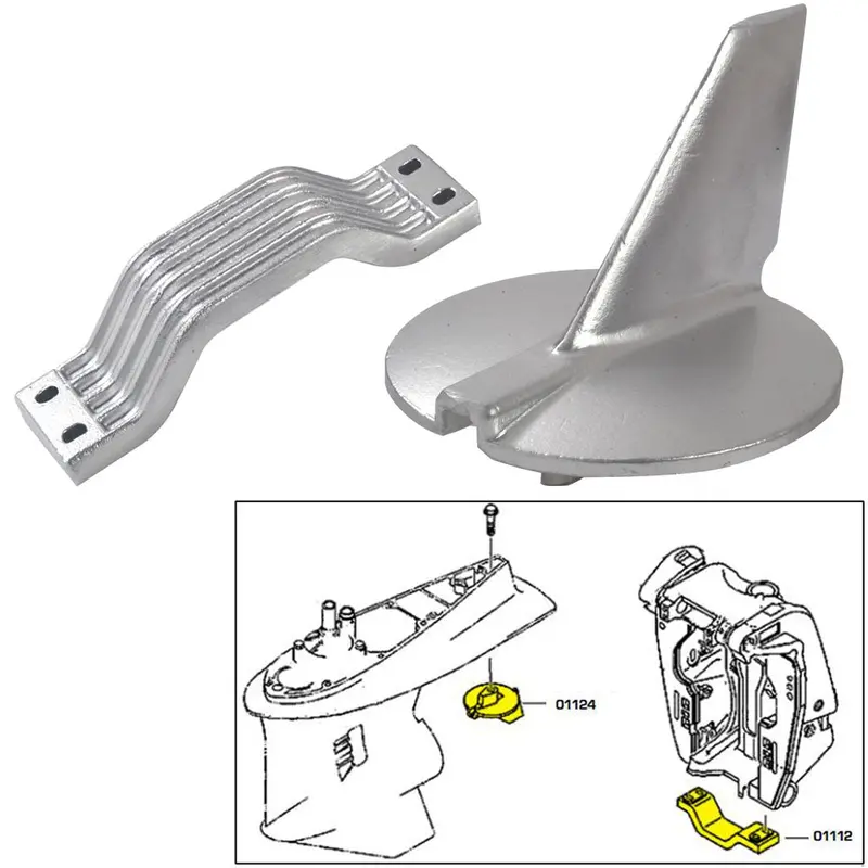 Tecnoseal Anode Kit - Yamaha 200-250 Hp - Magnesium [21104Mg] 1