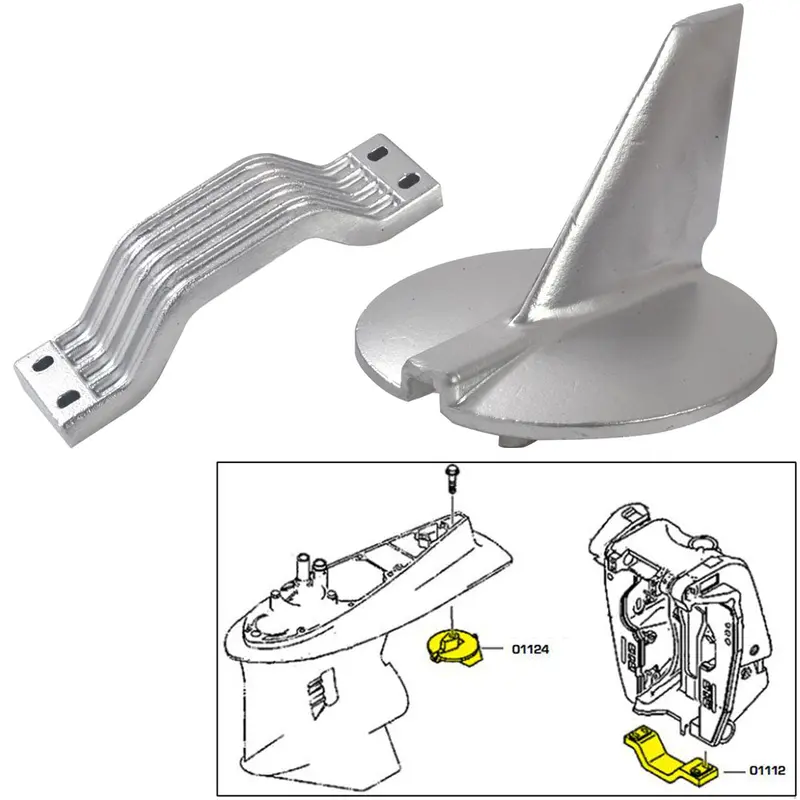 Tecnoseal Anode Kit - Yamaha 200-250Hp - Zinc [21104] 1