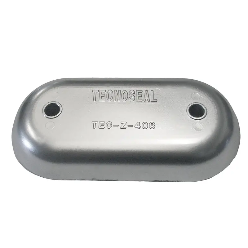Tecnoseal Magnesium Hull Plate Anode 8-3/8" X 4-1/32" X 1-1/16" [Tec-Z-406Mg] 1