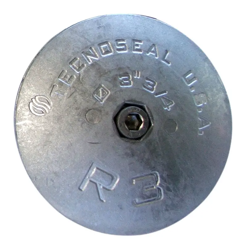 Tecnoseal R3 Rudder Anode - Zinc - 3-3/4" Diameter [R3] 1
