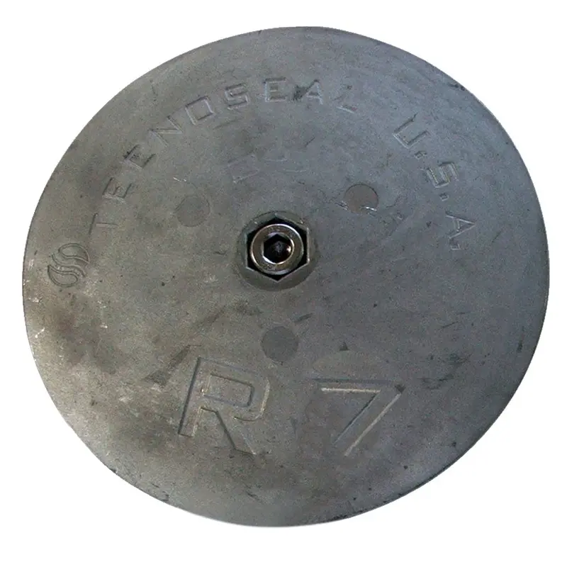 Tecnoseal R7 Rudder Anode - Zinc - 6-1/2" Diameter [R7] 1
