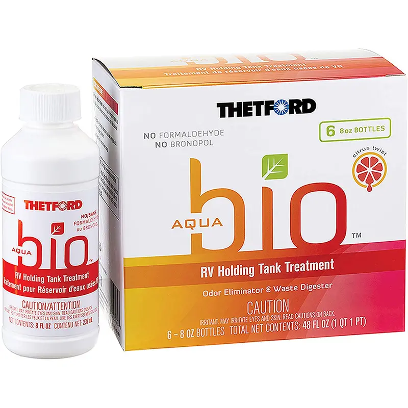 Thetford Aquabio Rv Holding Tank Treatment - Citrus Twist Scent - 6-Pack Of 8Oz Bottles [96604] 1