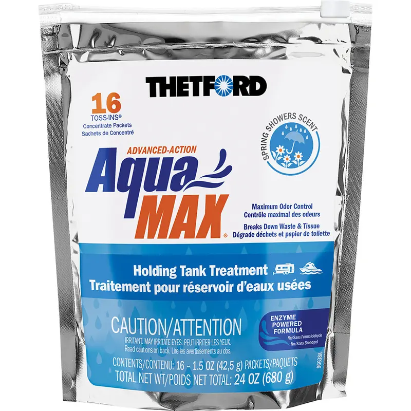 Thetford Aquamax Holding Tank Treatment - 16 Toss-Ins - Spring Shower Scent [96631] 1