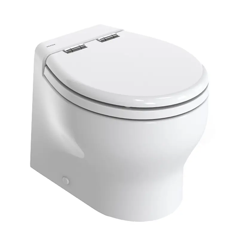 Thetford Silence 2G W/Wood Polyester Soft Close Seat  Standard Solenoid - Short, White, 24V [T-E2g024dw/D00c00] 1