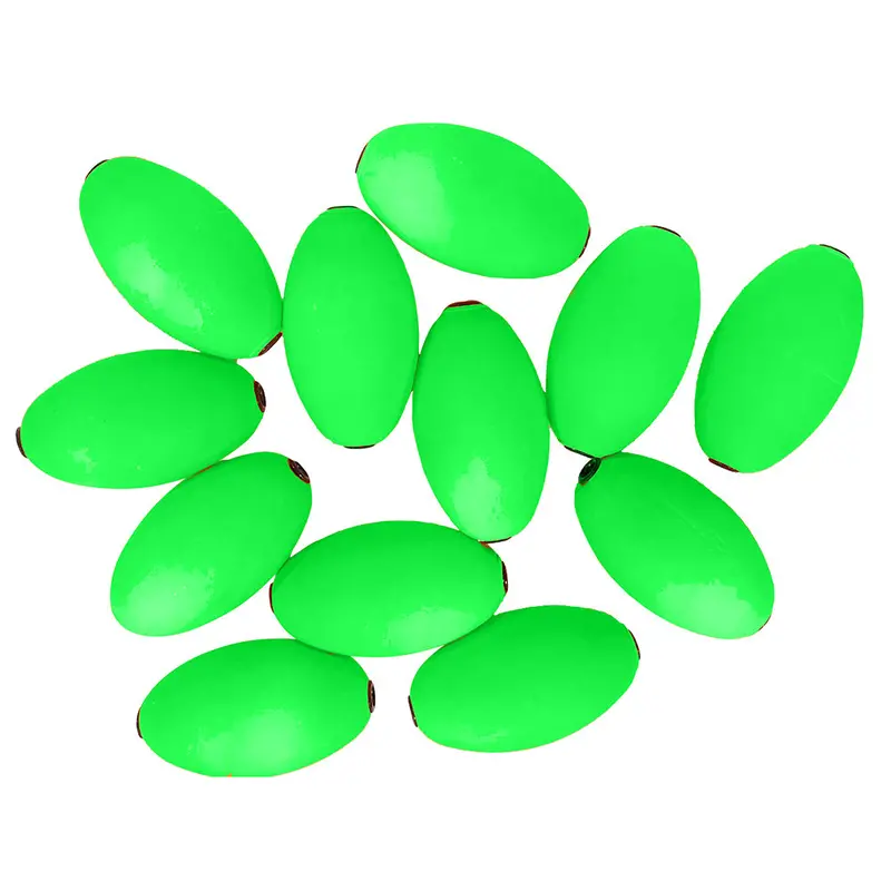 Tigress Oval Kite Floats - Green *12-Pack [88961-2] 1