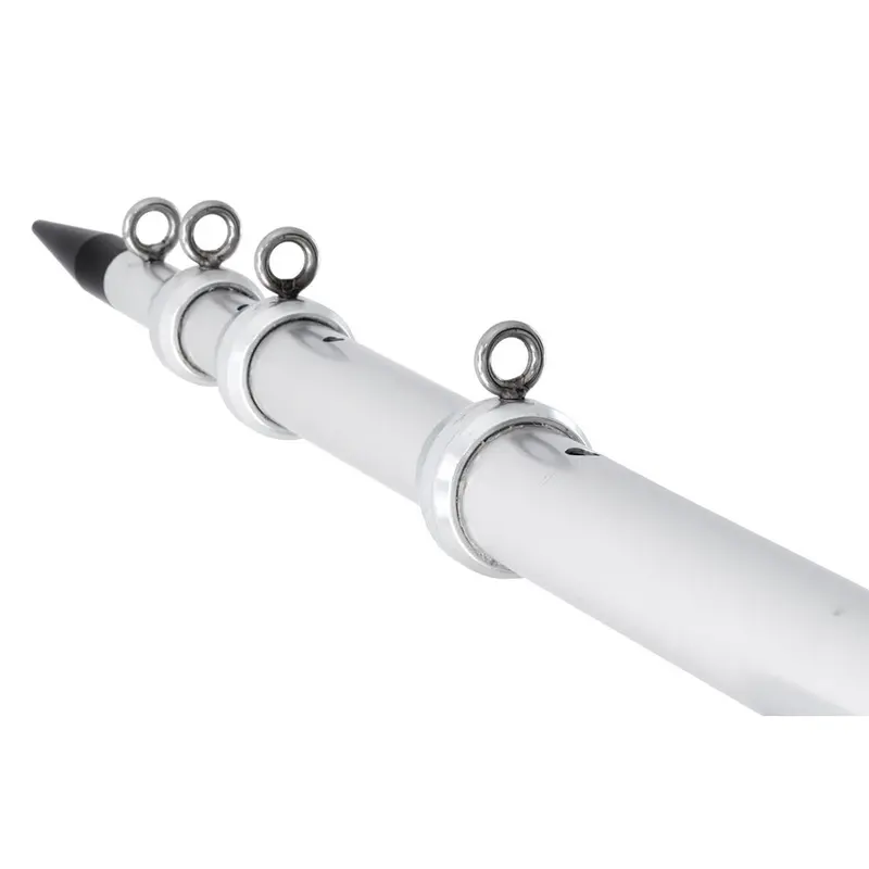 Tigress Xd Telescoping Aluminum Outrigger Poles - 15 - 1-1/8" Od Silver [88923] 1