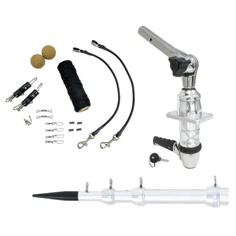 Tigress Xd Top Mount System - 15 - Silver Outriggers Elite Rigging Kit [88824] 1