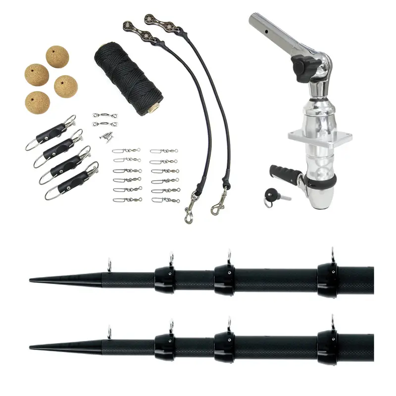 Tigress Xd Top Mount System - 18 Carbon Fiber Black/Black Ultimate Rigging Kit [88679-00] 1
