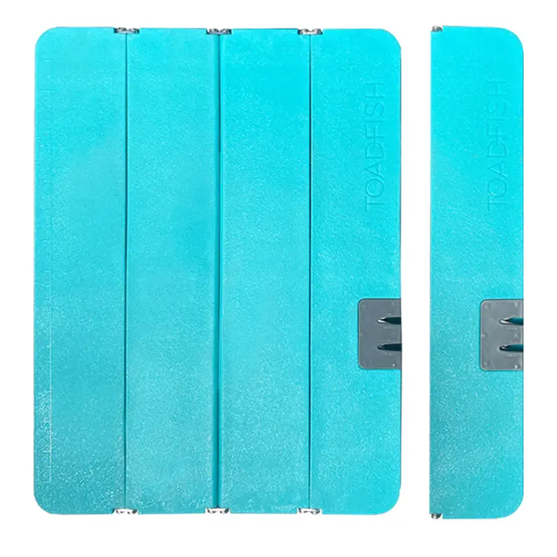 Toadfish Stowaway Folding Cutting Board W/Built-In Knife Sharpener - Teal [1054] 1