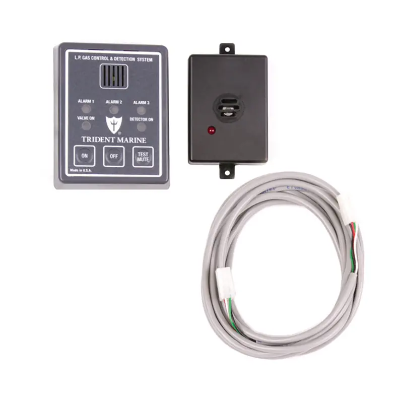 Trident Marine 12/24V Full Detection Panel W/Gas Detector  10' Quick Cable - Solenoid Not Included [1300-7760] 1