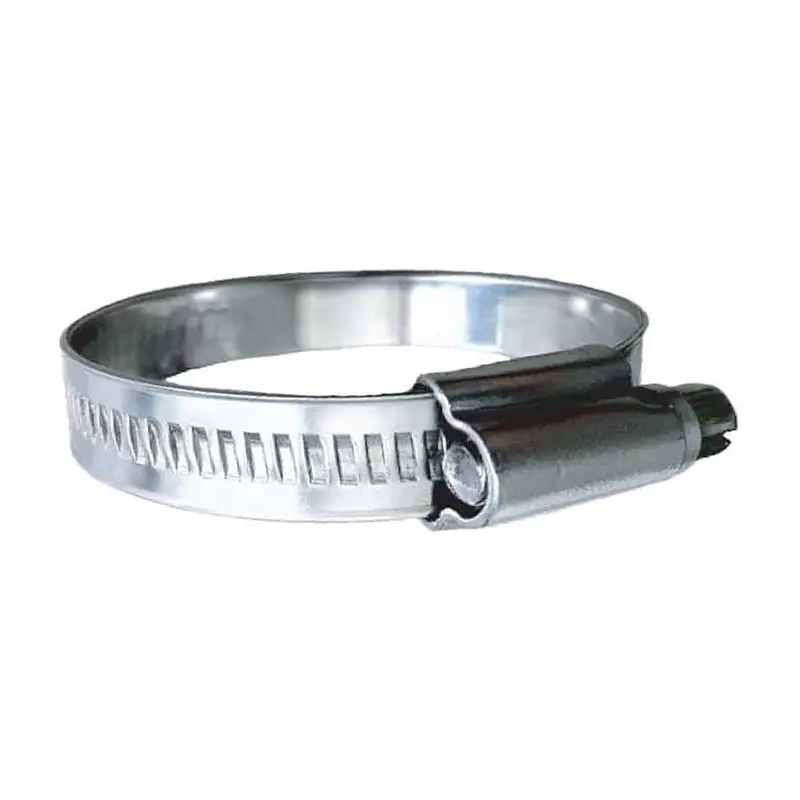 Trident Marine 316 Ss Non-Perforated Worm Gear Hose Clamp - 15/32" Band - (5/8"  15/16") Clamping Range - 10-Pack - Sae Size 8 [710-0121] 1