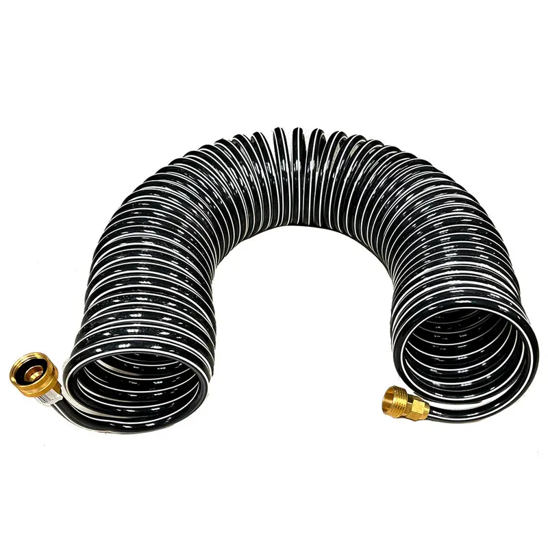 Trident Marine Coiled Wash Down Hose W/Brass Fittings - 50 [167-50] 1