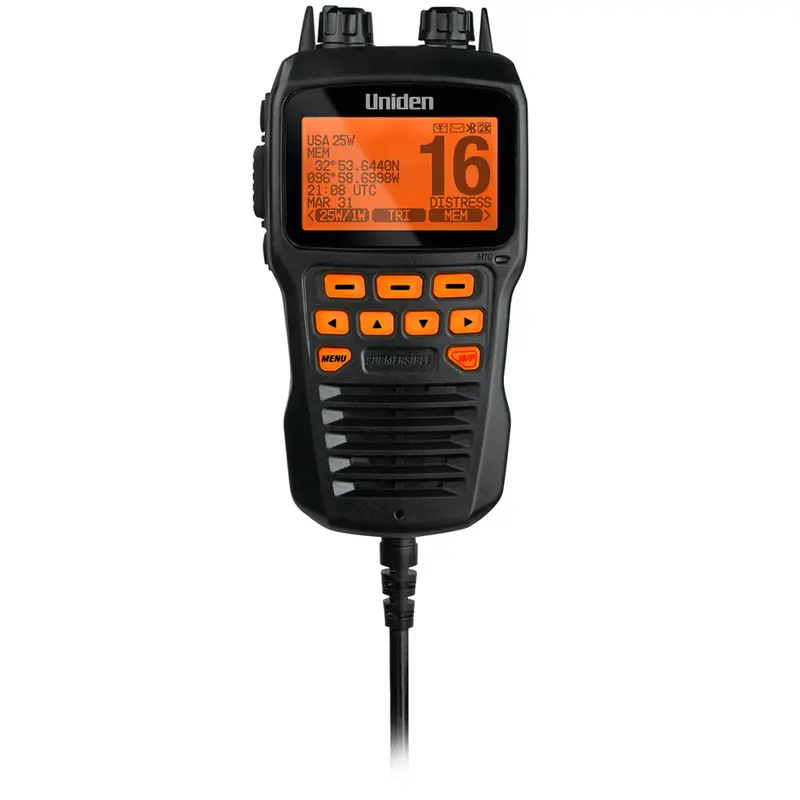 Uniden Remote Mic F/Um725 Vhf Radios - Black [Umrmicbk] 1