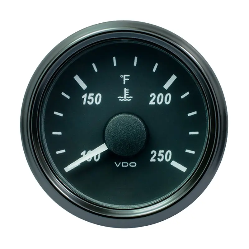 Vdo Singleviu 52Mm (2-1/16") Water Temperature Gauge - 250F - 450-30 Ohm [A2c3833340030] 1