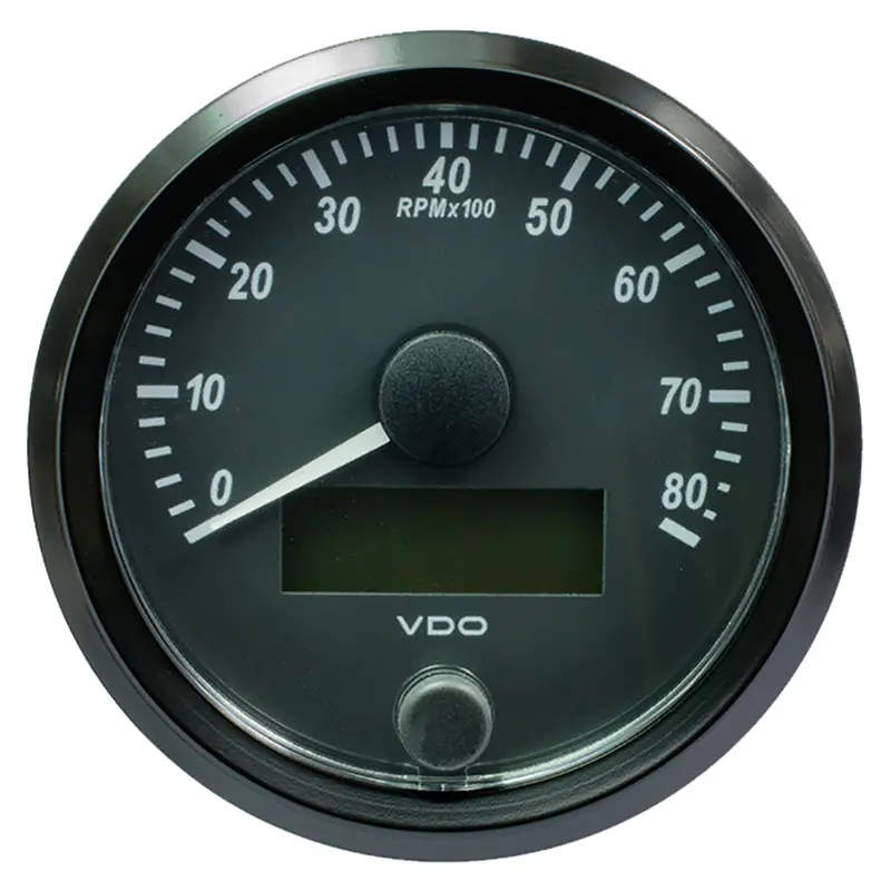 Vdo Singleviu 80Mm (3-1/8") Tachometer - 8000 Rpm [A2c3833020030] 1