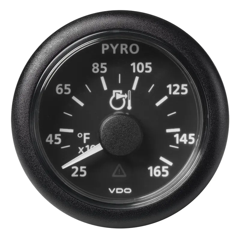 Veratron 52 Mm (2-1/16") Viewline Pyrometer - 250 To 1650F - Black Dial  Bezel [A2c59512334] 1