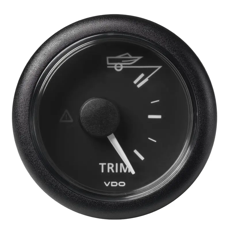 Veratron 52Mm (2-1/16") Viewline Trim Indicator Gauge Up/Down - Black Dial  Round Bezel [A2c59514180] 1