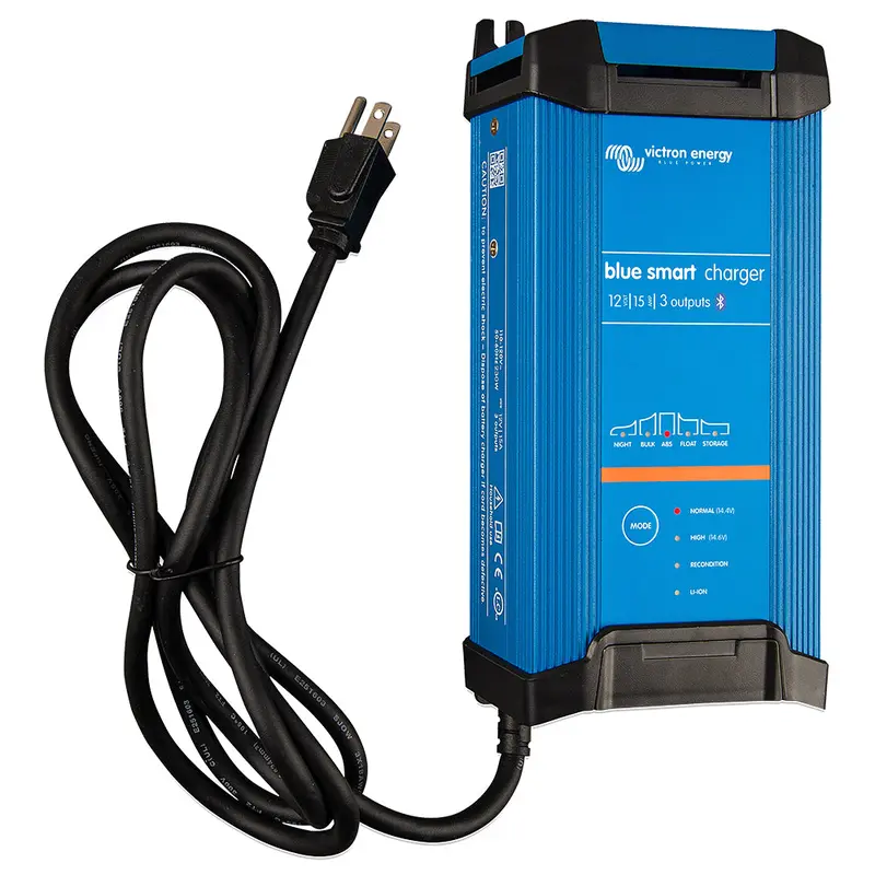 Victron Blue Smart Ip22 12Vdc 15A 3 Bank 120V Charger - Dry Mount [Bpc121546102] 1