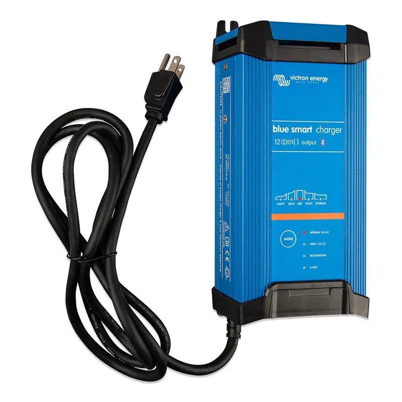 Victron Blue Smart Ip22 12Vdc 30A 1 Bank 120V Charger - Dry Mount [Bpc123047102] 1