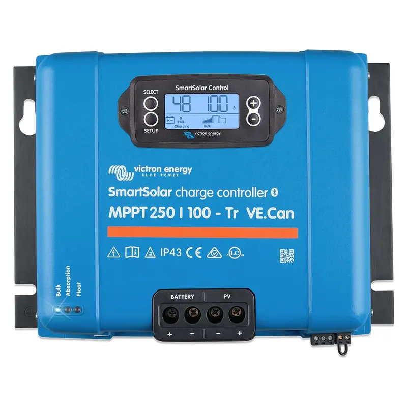 Victron Smartsolar Mppt Solar Charge Controller - 250V - 100Am- Ve.Can Port - Ul Approved [Scc125110412] 1