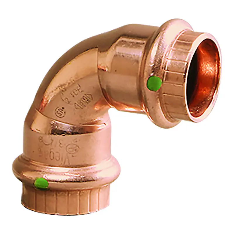 Viega Propress 1/2" - 90 Copper Elbow - Double Press Connection - Smart Connect Technology [77317] 1