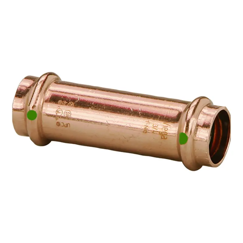 Viega Propress 1/2" Extended Coupling W/O Stop - Double Press Connection - Smart Connect Technology [79005] 1