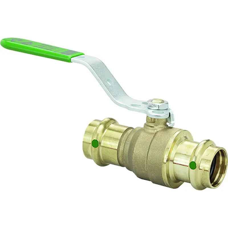 Viega Propress 1/2" Zero Lead Bronze Ball Valve W/Stainless Stem - Double Press Connection - Smart Connect Technology [79923] 1