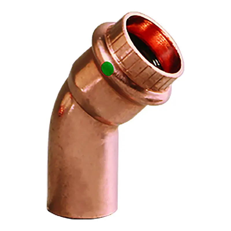 Viega Propress 2" 45 Copper Elbow - Street/Press Connection - Smart Connect Technology [77073] 1