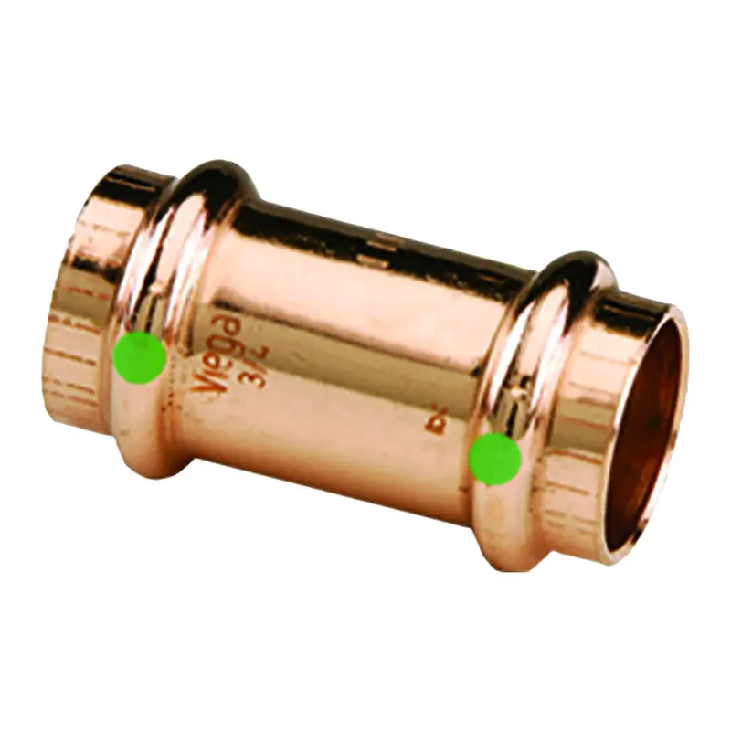 Viega Propress 2" Copper Coupling W/Stop - Double Press Connection - Smart Connect Technology [78072] 1