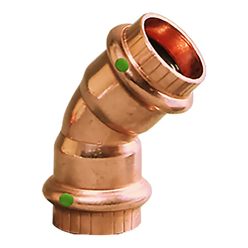 Viega Propress 3/4" - 45 Copper Elbow - Double Press Connection - Smart Connect Technology [77023] 1