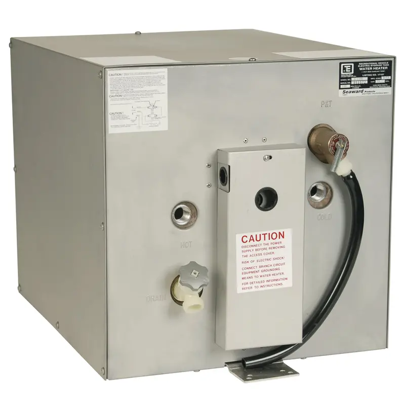 Whale Seaward 11 Gallon Hot Water Heater W/Rear Heat Exchanger - Galvanized Steel - 120V - 1500W [S1100] 1