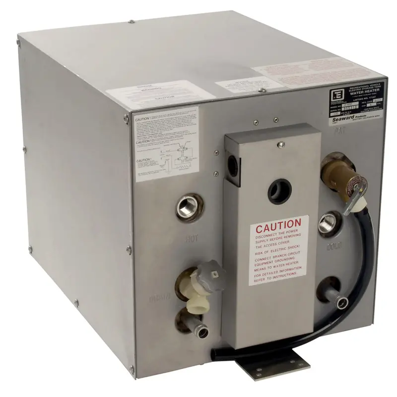 Whale Seaward 6 Gallon Hot Water Heater W/Front Heat Exchanger - Galvanized Steel - 120V - 1500W [F600] 1