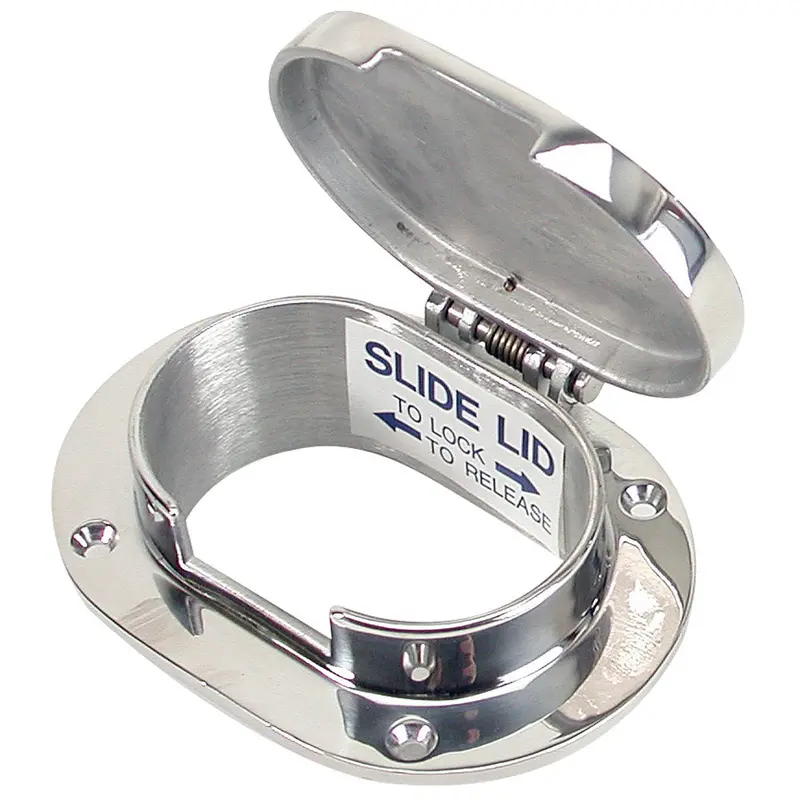 Whitecap Chain & Rope Deck Pipe 3-7/8" X 2-1/2" Opening [6008Hc] 1