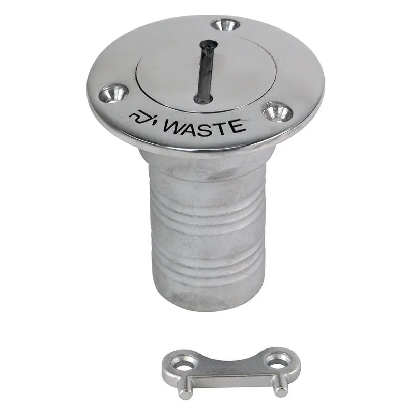 Whitecap Hose Deck Fill - 1-1/2" Hose Waste [6126C] 1
