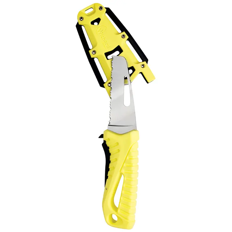 Wichard Offshore Rescue Knife Fixed Blade - Fluorescent [10192W] 1