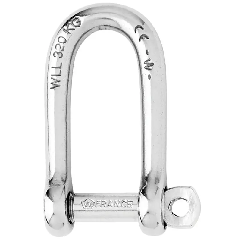 Wichard Self-Locking Long D Shackle - 10Mm Diameter - 13/32" [1215W] 1