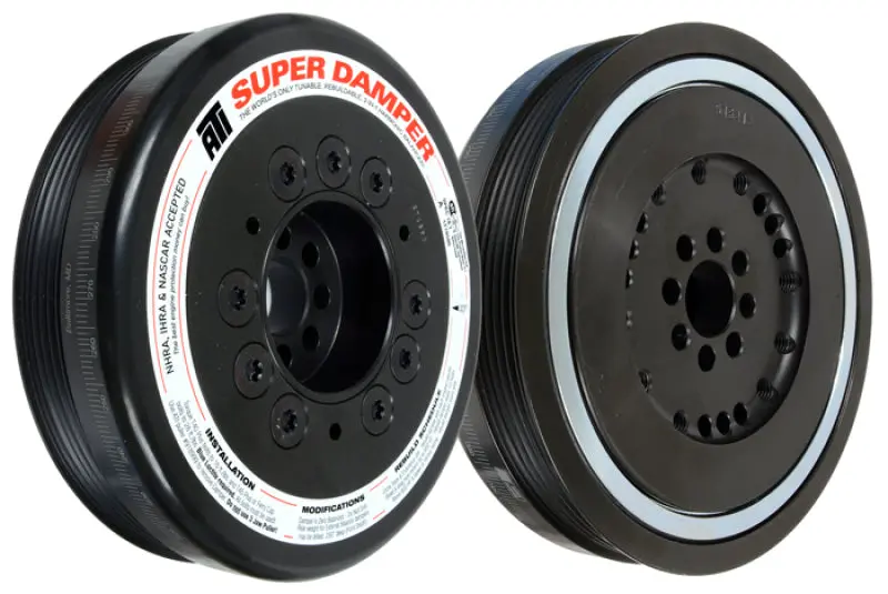 Ati Steel Harmonic Damper – 6.755″ Diameter, 5-Groove, External Balance – Fits Lamborghini Gallardo & Audi R8 1