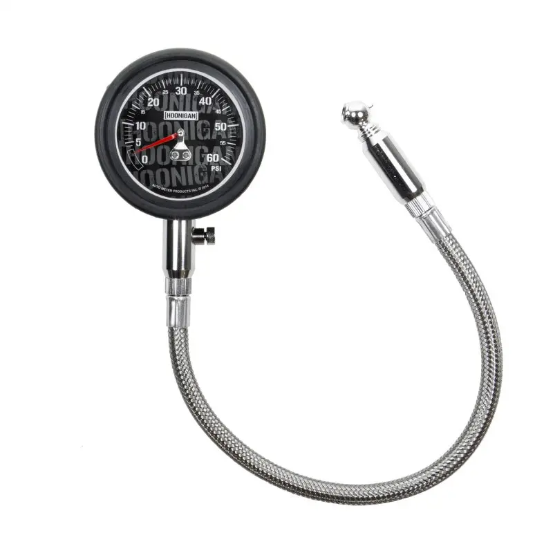 Autometer Hoonigan Analog Tire Pressure Gauge – 0–60 Psi Range With Vintage Racing Design 1