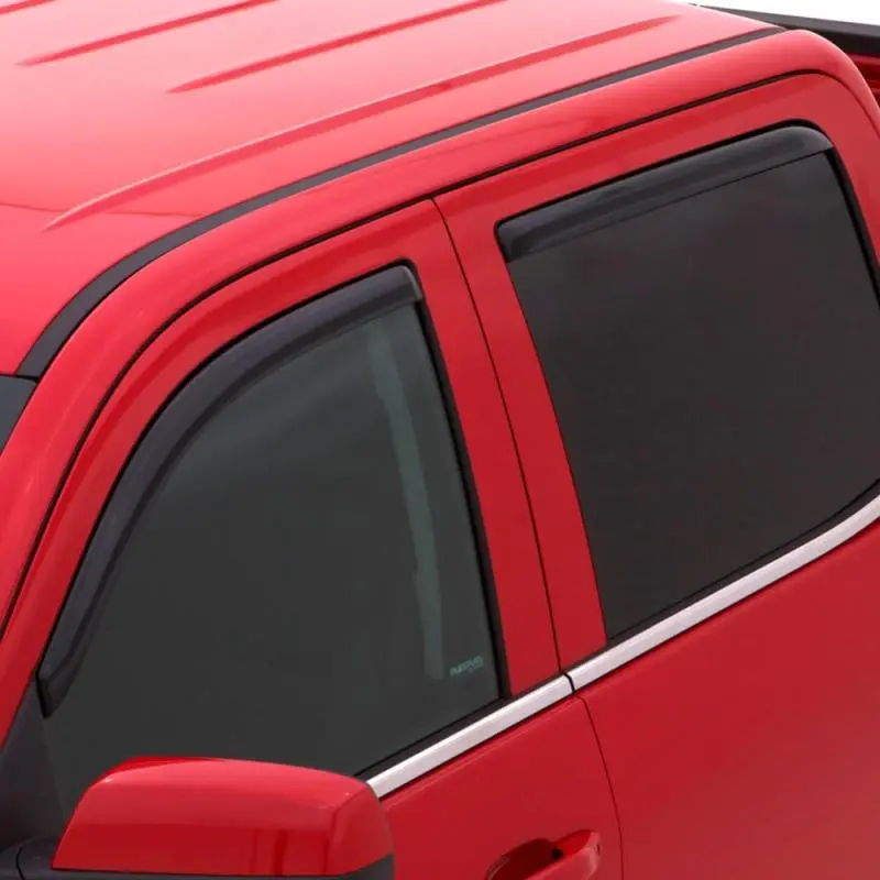 Avs In-Channel Ventvisor Window Deflectors For 2008–2014 Dodge Avenger – Smoke Finish, 4-Piece Set 1