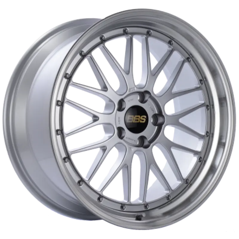 Bbs Lm Forged Alloy Wheel – 19X8.5 Inches, 5X130 Bolt Pattern, 50Mm Offset, Diamond Silver Face With Cut Lip, 71.6Mm Centerbore 1