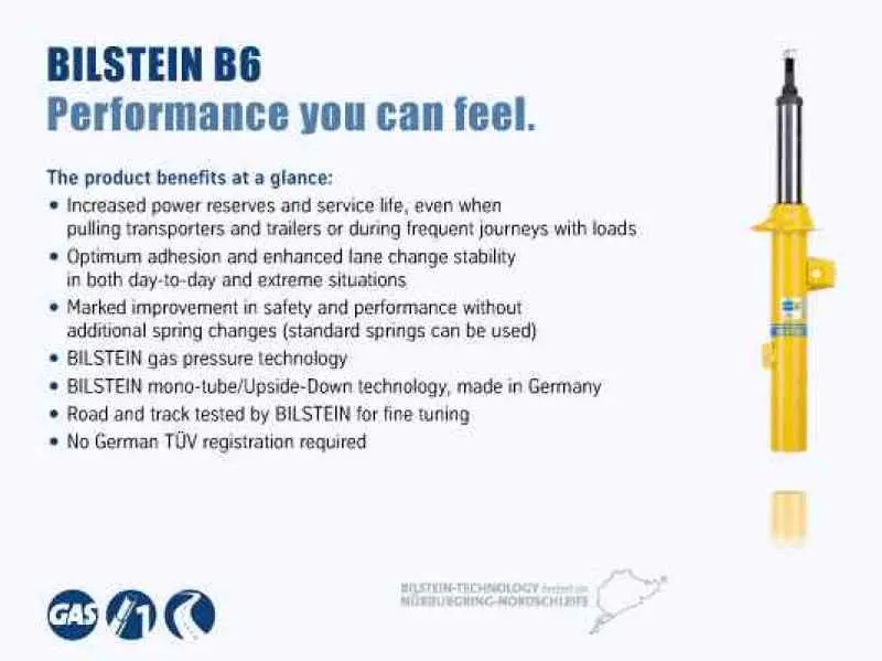 Bilstein B6 Vw Golf 46Mm Monotube Shock Absorber 1