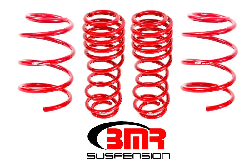 Bmr Red Lowering Spring Set For 2007–2014 Shelby Gt500 – Full Axle Kit 1