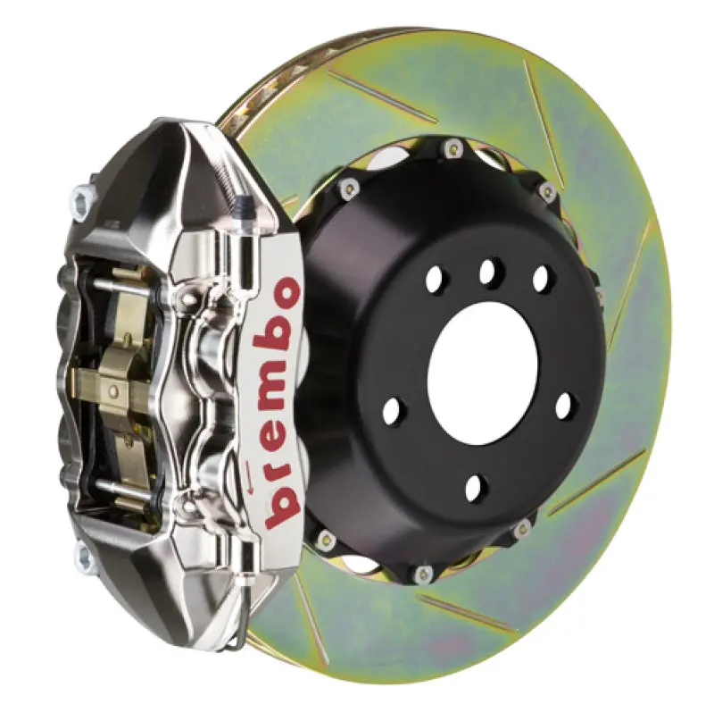 Brembo 12-14 328I Excl Xdrive/Msport Brakes Rr Gtr Bbk 4Pis Billet 345X28 2Pc Rtr Slot Type1-Nickel 1