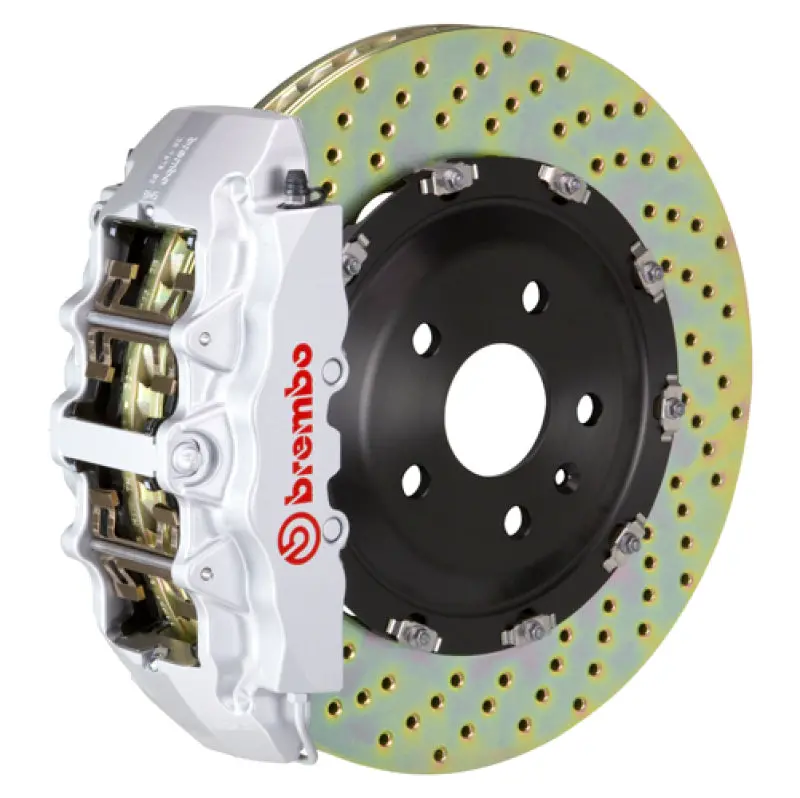 Brembo Gt Big Brake Kit For 2000–2006 Bmw X5 (E53) Front – 380X34Mm Two-Piece Drilled Rotors, 8-Piston Calipers 1