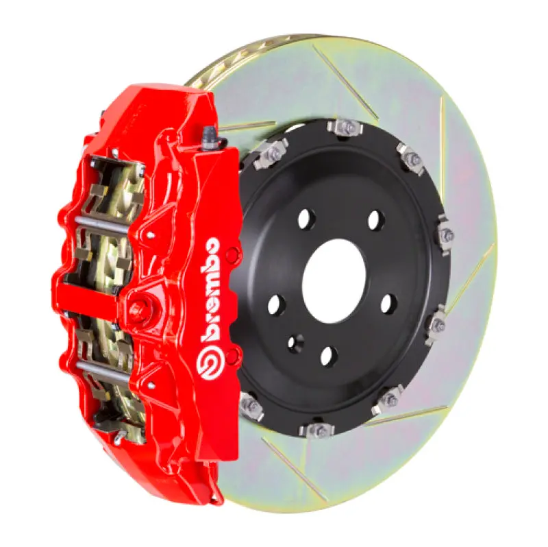 Brembo Gt Front Big Brake Kit For 2004–2008 Ram 1500 – 380X34Mm Two-Piece Slotted Rotors, 6-Piston Calipers 1