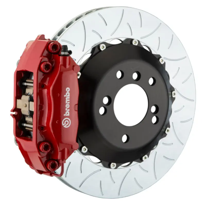 Brembo Gt Rear Big Brake Kit For 2006–2012 Bmw 325I/328I (Non-Xdrive) – 345X28Mm Slotted Rotors 1