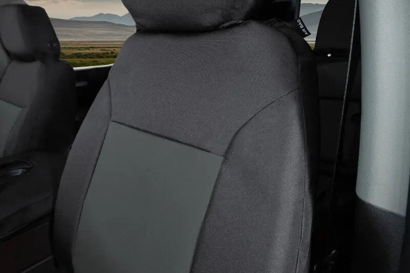 Covercraft Endura Precisionfit Third-Row Seat Covers For 2021–2024 Chevy Tahoe — Black/Charcoal 1