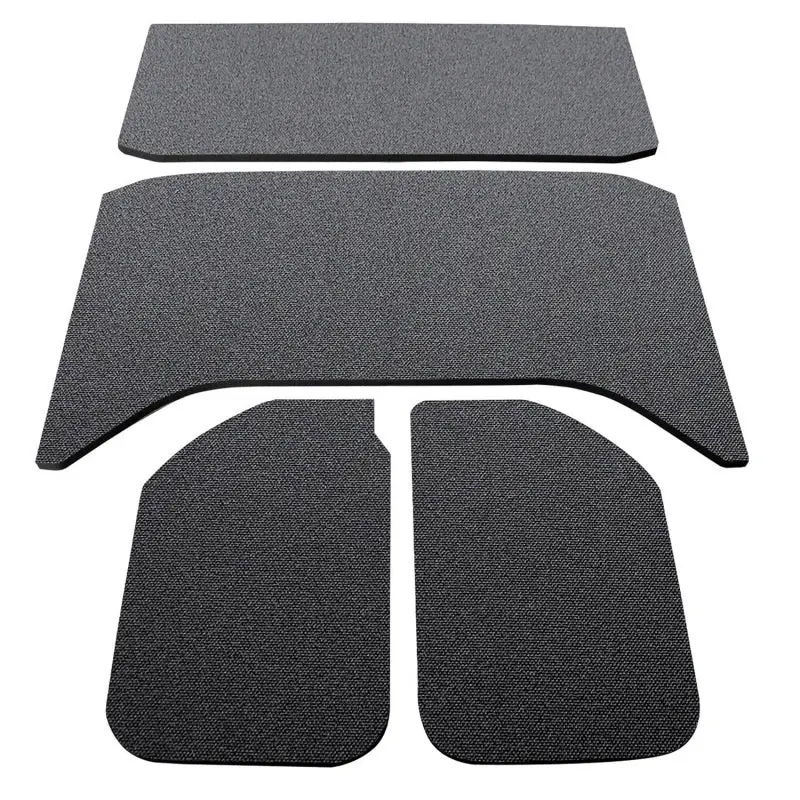 Dei Boom Mat Headliner Sound Deadening Kit – 4-Piece, Black, For 2011–2018 Jeep Wrangler Jk 4-Door 2